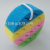 Four-Color round Bath Sponge Simple Creative Beautiful Bath Spong Mop Multifunctional Cleaning Sponge Foam Uniform