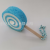 Two-Color Lollipop Cartoon Creative Children Bath Spong Mop with Handle Lanyard Cleaning Sponge Block Washing Sponge