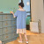 Korean Style Summer Cotton Nightdress Women's Sweet Cute Mid-Length Princess Dress Short Sleeve Thin Pajamas Wholesale