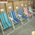  Camping chair 52X44X75cm Canvas fabric Outdoor portable folding camping beach chair wholesale