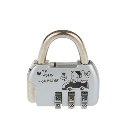Luggage Password Lock Zinc Alloy Password Lock Cute Cartoon Password Small Padlock