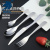 High-End Hotel Supplies Knife, Fork and Spoon Tableware Stainless Steel Western Knife Steak Knife Four-Piece Set Gift Custom Logo