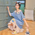 Korean Style Summer Cotton Nightdress Women's Sweet Cute Mid-Length Princess Dress Short Sleeve Thin Pajamas Wholesale