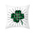 St Patrick's Day Pillow Cover Green Cartoon Letter Four-Leaf Clover Sofa Cushion Cover Irish National Day Pillow