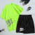 2021 Summer Short-Sleeved Men's Trendy T-shirt Summer Sports and Leisure Suit Workout Clothes Quick-Drying Outfit Wholesale