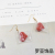 Japanese and Korean Summer Girl Heart Versatile Personality Sweet Emulational Fruit Earrings Candy Earrings Can Be Used as Ear Clips