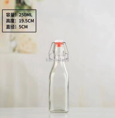 Factory Direct Supply All Kinds of Capacity Buckle Glass Bottle