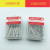 Factory Wholesale Color Plastic Coated 33mm50mm Clip Nickel Plated Silver Paper Clip Plastic Coated Financial Document Classification