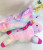 Factory Direct Sales New Rainbow Golden Horn Unicorn Plush Toy Pillow Doll to Map and Sample Customization