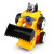 Foreign Trade Electric Deformation Bulldozer Toy Music Light Electric Universal Engineering Vehicle Children's Toy
