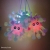 Creative New TPR Hairy Ball 5-Inch Convex Snowflake Luminous Hairy Ball Flash Decompression Stall Toy