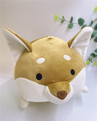 Factory Direct Sales New Forest Animal Shiba Inu Plush Toy Pillow Doll Pillow to Map Sample Customization