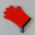 Silicone Anti-Scald Heat Insulation Gloves Heat-Proof Thick and High Temperature Resistant Oven Microwave Oven Household Kitchen Five Finger Flexible Baking