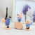Four Kung Fu Little Monk Creative Resin Decorations New Shaolin Kung Fu Kid Car Interior Design Supplies Wholesale