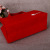 Portable Felt Bag Custom Wholesale Printed Logo Red Bottom Side Gift Shopping Bag Clothing Takeaway Packing Bag