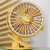Elegant Color Baby Stroller Clip Fan with Light Charging Mini-Portable Dormitory Mute Large Wind Portable Small Fan