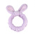 Korean Style Simple Plush Rabbit Ears Women's Knitted Hair Band Face Wash Makeup Hair Band Knotted Headband Factory Direct Sales