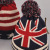 Autumn and Winter New Hand Knitting Yarn Knitted Hat British Rice Flag XINGX Stripe Thickening Warm Woolen Hat Wholesale