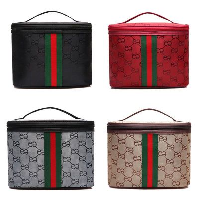 Factory Cross-Border Hot Selling Large Capacity Square Portable Waterproof Travel Double E Simple Toiletry Storage Pack Cosmetic Bag