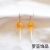 European and American Simulation Candy Toy Earrings Cute Sweet Girlish Candy Earrings Can Be Used as Ear Clips