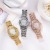 New Korean Style Women's Watch Fashion and Fully-Jewelled Roman Numeral Surface Steel Belt Watch