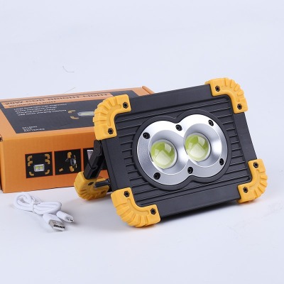 Led Strong Light Rechargeable Flood Light Household Outdoor Square Led Emergency Light Camping Camping Construction Site Portable Lamp