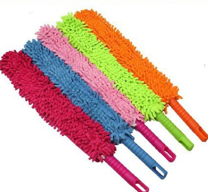 flexible microfiber chenille duster car cleaning duster.