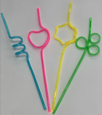 [Factory Direct Sales] Export to Europe and America Artistic Plastic Straw Disposable Environmental Protection Straw