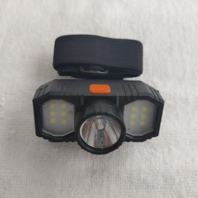 New Built-in Battery USB Charging Major Headlamp Fishing Headlight Cob Multi-Lamp Charging Headlight