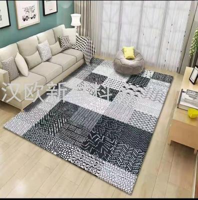 Nordic American and European Style Simple and Light Luxury High-End Carpet Floor Mat Home Bedroom...