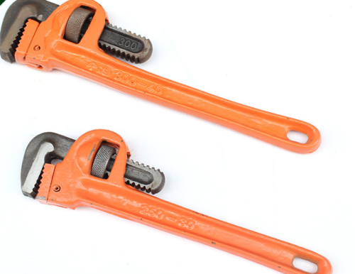 manufacturers supply 250mm american style high-end pipe wrench stillson wrench water pipe installation pliers water pipe wrench