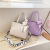 Spring 2021 New Portable Messenger Bag Sweet Bow Simple Wide Shoulder Strap Shoulder Bag Fashion Crocodile Pattern Bag