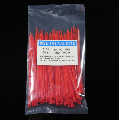 Nylon Cable Tie Red Yellow Blue and Green Pink Purple Orange 3*4*5*100 150 200 250 300 Color Cable Tie