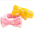 Korean Style Cute Polka Dot Bow Hair Band Face Wash Makeup Hair Band Flannel Sports Headband