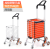 Shopping Cart Shopping Cart Luggage Trolley Climbing Foldable Hand Buggy Trolley Lever Car Mop