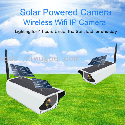 New Arrival Solar Panel Battery Lower Power Security Outdoor Wifi Solar Camera