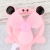 Small Panda Hand Pressure Fan Portable Children's Handheld Toy Cartoon Fan Promotional Gifts Factory Direct Sales