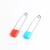 Color Safety Pin off Needle Children Baby Two Sizes Insurance Metal Pin Baby's Diaper Safety Pin Anti-Rebound