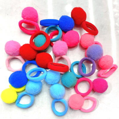 Hot Sale Small Size Children's Hair Band Thumb Rubber Band Baby Hair Ball Hair Ring Hair Rope Fresh Headdress Stall Supply