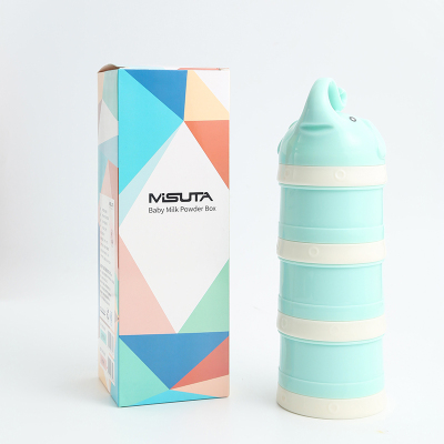 New Color Milk Powder Box Independent Layered Milk Container Outer Layer Convenient Carrying Milk Powder Box