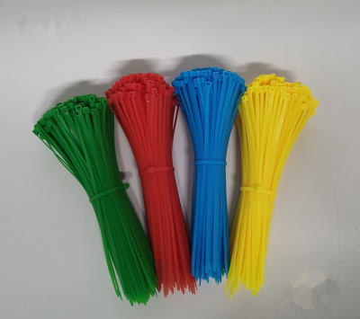 3.6 * 200mm Nylon Self-Locking Color Ribbon Red Yellow Blue Green Plastic Binding Cable Tie Can Be Customized