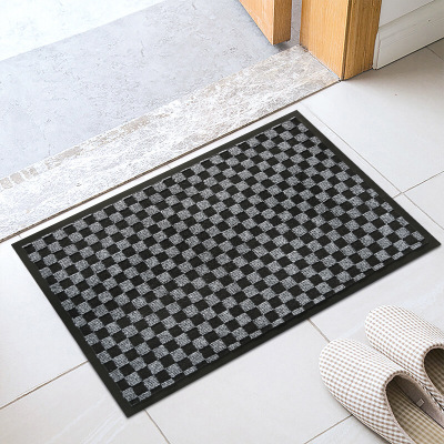 PVC Jacquard Small Plaid Composite Carpet Hotel Hotel Door Mat Corridor Aisle Stair Blanket Wholesale Customization