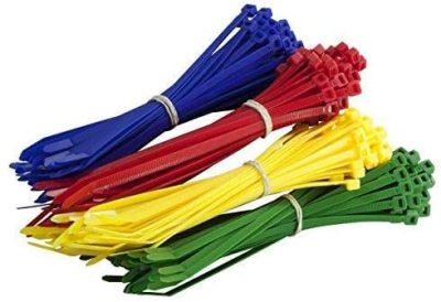 12 Inch Colorful Tie 50 Pound Strength UV Protection Long Nylon Cable Tie, Self-Locking 12 Inch about 30cm