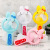 Cartoon Rabbit Hand Pressure Fan Cute Hand Pressure Fan Student Portable Little Fan Summer Promotional Gift