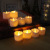LED Electronic Candle Creative Tealight Electronic Candle Halloween Christmas Wedding Party Scene Supplies