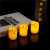 Factory Direct Sales Simulation Tears Black Core Candle LED Electronic Candle Light Holiday Supplies Candle Wholesale