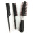 Black Comb Three-Piece Set Hairdressing Comb Tail Comb Vent Comb round Brush Haircut Comb