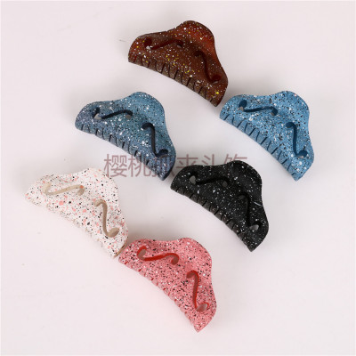 Elegant All-Match Girl Hair Clip Large Grip Environmental Protection Pc Girl Ponytail Clip Delicate Lady Updo Hair Claw