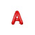 16-Inch American Letter Aluminum Balloon Red A- Z Letter Aluminum Foil Balloon Wholesale Birthday Party Decoration Layout