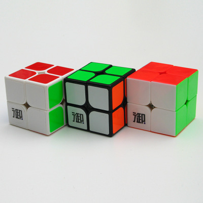 [Royal Magic Moon Soul Second-Order Kung Fu Rubik's Cube] Second-Order Rubik's Cube Black White Solid Color Smooth Educational Toys Wholesale
